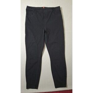 Spanx Jean-ish Ankle Leggings Women's Extra Large 33x27 Black Stretch EUC